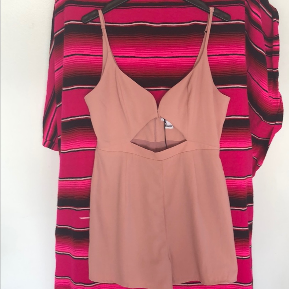 Nasty gal dusty rose romper super cute on!